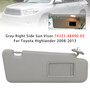 2008-2013 Toyota Highlander Gray Right Side Sun Visor 74321-48490-E0 Generic