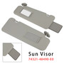 2008-2013 Toyota Highlander Pair Gray Sun Visor 74321-48490-E0 Generic