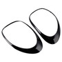 2014-2020 Fiat 500L Left+Right Rear Taillight Lamp Trim Ring Black Generic