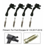 2014-2020 Ford Fusion Escape 1.5L 4X Ignition Coil + 4X Spark Plug UF735 Generic