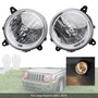2007-2010 Jeep Patriot Left+Right Headlights Lamps Chrome Generic