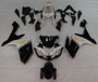2007-2008 Yamaha YZF-R1 Black White R1 Racing Amotopart Fairings Customs Fairing