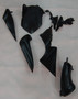 2007-2008 Yamaha YZF-R1 Black White R1 Racing Amotopart Fairings Customs Fairing