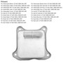 Engine Oil Cooler 03F117021A For Seat Generic