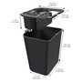 2022-2025 Ford Maverick Trash Can with Cup Holder Multi-Function Generic
