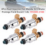 1992-1996 Mercury Tracer 1.8L 4Pcs Fuel Injector 195500-2180 Generic
