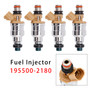 1992-1996 Mercury Tracer 1.8L 4Pcs Fuel Injector 195500-2180 Generic