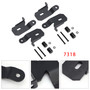 2018-2019 Jeep Wrangler JL 2 Pack 7318 A-Pillar Black Light Mount Brackets Generic