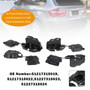 4x Front & Rear Door Lock Actuators for BMW X5 E70 07-12 X6 E71 08-14 w/ Soft Close Automatic Door