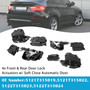 4x Front & Rear Door Lock Actuators for BMW X5 E70 07-12 X6 E71 08-14 w/ Soft Close Automatic Door