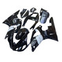 1998-1999 Yamaha YZF-R1 Black White R1 Racing Amotopart Fairings Customs Fairing