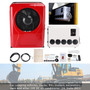 DC 24V RV Air Conditioner 13000btu Truck Split AC For Camping Vehicles Trucks RVs Trailers Red