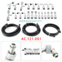 AC.121.001 Universal #6#8#10 A/C Hose & Fitting Kit 6.5ft For Custom Air Conditioning Lines