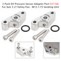 2 Pack Oil Pressure Sensor Adapter Port 551166 For Gen 5 Lt Valley Pan-M12-1.75 Sending Unit