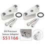 2 Pack Oil Pressure Sensor Adapter Port 551166 For Gen 5 Lt Valley Pan-M12-1.75 Sending Unit