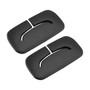 2011-2018 Jeep Wrangler Unlimited 2x Rear Black Seat Belt Bezel 1AP31DX9AA Generic