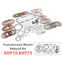2009-2011 BMW 8HP70 8HP75 Auto Transmission Master Rebuild Kit Clutch Plates Generic