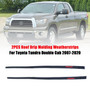 2007-2020 Toyota Tundra Double Cab 2PCS Roof Drip Molding Weatherstrips Generic
