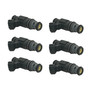 2001-2005 Volkswagen EuroVan Golf Jetta V6 2.8L 6Pcs Fuel Injector 0280155985 Generic