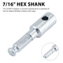 327687-6 Earth Auger Bit Adapter D-7/16" Hex Shank for Makita DDG460
