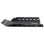 2001-2017 Honda Gold Wing 1800 Aluminum Sump Guard Skid Bash Plate Black Generic