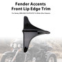 2009-2023 Harley ABS Rear Fender Accents Front Edge Trim Black Generic