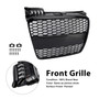 2005-2008 Audi A4 B7 S-Line S4 RS4 Style Front Honeycomb Mesh Grille Generic