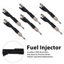 2011-2015 BMW X1 X3 X5 X6 6Pcs Fuel Injector 0261500109 Generic