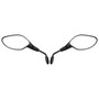 2009-2018 Honda PCX125 PCX 150 Rearview Mirrors Left and Right Black Generic