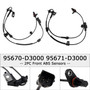 2015-2021 Hyundai Tucson TL 2PC Front ABS Sensors 95670-D3000 95671-D3000 Generic