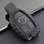 Mercedes-Benz Leather Silicone Car Key Case Cover With Buckle Generic