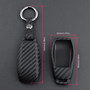 Leather Silicone Car Key Case Cover With Buckle For Mercedes-Benz E