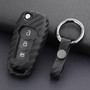 2015-2019 Ford Leather Silicone Car Key Case Cover With Buckle Generic