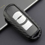2013-2019 Mazda 2 3 6 Leather Silicone Car Key Case Cover With Buckle Generic