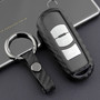 2013-2019 Mazda 2 3 6 Leather Silicone Car Key Case Cover With Buckle Generic