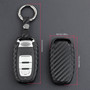 Leather Silicone Car Key Case Cover With Buckle For Audi