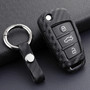 2008-2019 Audi A1 A3 S3 Q3 Q7 TT Leather Silicone Car Key Case Cover With Buckle Generic