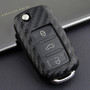 2006-2019 Volkswagen Leather Silicone Car Key Case Cover With Buckle Generic