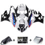 2009-2014 BMW S1000RR Amotopart Fairings White Black SRR Racing Customs Fairing