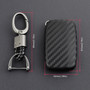 2012-2019 Range Rover Leather Silicone Car Key Case Cover With Buckle Generic