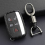 2012-2019 Land Rover Discovery Leather Silicone Car Key Case Cover With Buckle Generic