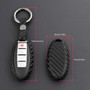 2013-2019 Infiniti QX50 QX60 QX70 QX80 Leather Silicone Car Key Case Cover With Buckle Generic
