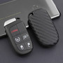 2011-2019 Dodge Charger Challenger Journey Leather Silicone Car Key Case Cover With Buckle Generic