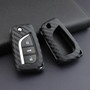 2018-2020 Toyota Camry C-HR Leather Silicone Car Key Case Cover With Buckle Generic