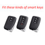 2013-2019 Lexus Leather Silicone Car Key Case Cover With Buckle Generic