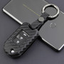 2013-2019 Honda Civic CR-V Odyssey Accord Leather Silicone Car Key Case Cover With Buckle Generic