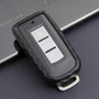 2008-2019 Mitsubishi Outlander Eclipse Cross ASX Lancer Leather Silicone Car Key Case Cover With Buckle Generic