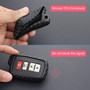2012-2019 Toyota Highlander Corolla RAV4 Avalon Camry Leather Silicone Car Key Case Cover With Buckle Generic