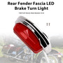 Rear Fender Fascia LED Brake Turn Light For FLHXSE CVO Street Glide 14-23