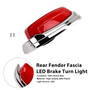 Rear Fender Fascia LED Brake Turn Light For FLHXSE CVO Street Glide 14-23